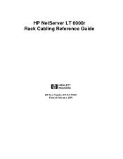 HP D7171A HP Netserver LT 6000r Rack Cabling Guide