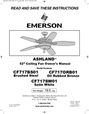 Emerson CF717 Owners Manual