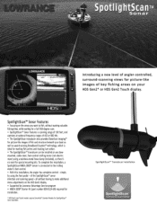 Lowrance SpotlightScan Sonar SpotlightScan Sonar Overview