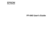 Epson FastFoto FF-640 Users Guide
