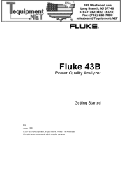 Fluke 43B Getting Started Guide