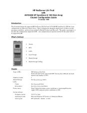 HP D7171A HP Netserver LXr Pro8 Surestore E Config Guide  for Windows NT4.0 Clusters