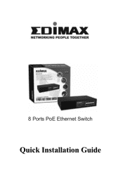 Edimax ES-5844P Quick Installation Guide