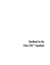 Palm I705 Handbook