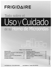 Frigidaire FGBM185KB Complete Owner's Guide (Español)
