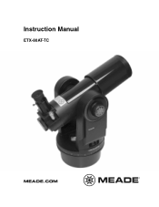 Meade ETX-80AT-TC Instruction Manual