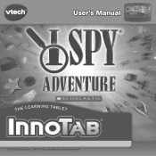 Vtech InnoTab Software - I SPY Adventure User Manual
