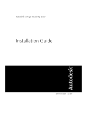 Autodesk 18507-051452-9325 Installation Guide