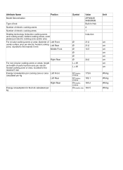 Zanussi ZIFN844K Product information sheet