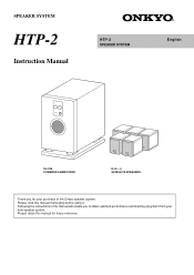 Onkyo HTP-2S User Manual English