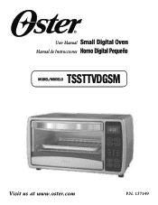 Oster Digital 4-Slice Toaster Oven Instruction Manual