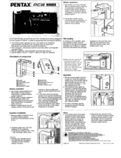 Pentax PC35 Winder PC35 Winder Manual