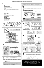 Frigidaire FGUI1849LE Installation Instructions (All Languages)
