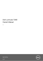 Dell Latitude 7280 Owners Manual