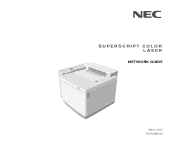 NEC 4650N Network Users Guide