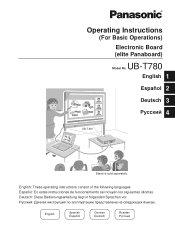 Panasonic UB-T780 Electronic White Board - Multi Language