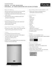 Viking FDW100 Two-Page Specifications Sheet