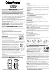 CyberPower BRG1000AVRLCD User Manual