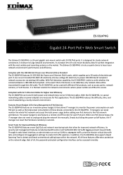 Edimax ES-5824PHG Datasheet