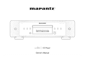 Marantz CD 60 Owners Manual