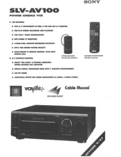 Sony SLV-AV100 Specifications
