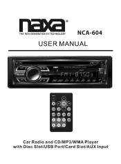 Naxa NCA-604 NCA-604 English Manual