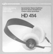 Sennheiser HD 414 Instructions for Use
