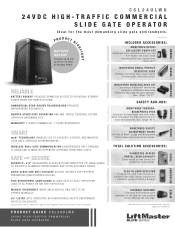 LiftMaster CSL24ULWK CSL24ULWK Product Guide - English