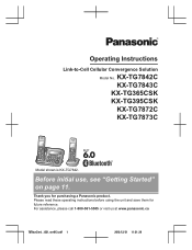 Panasonic KX-TG784 Operating Instructions CA