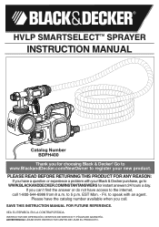 Black & Decker BDPH400-CA Instruction Manual