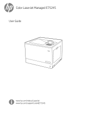 HP Color LaserJet Managed E75245 User Guide
