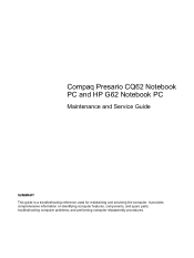 HP G60 Service Guide