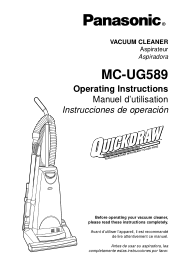 Panasonic MCUG589 MCUG589 User Guide