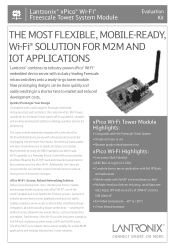 Lantronix xPico Wi-Fi Freescale Tower System Module xPico Wi-Fi Freescale Tower System Module - Product Brief (A4)