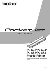 Brother International PJ-663 Safety and Legal