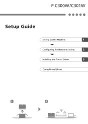 Ricoh P C301W Setup Guide