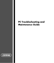Compaq Presario SR2000 PC Troubleshooting and Maintenance Guide