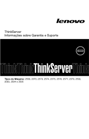Lenovo ThinkServer RD630 (Portuguese) Warranty and Support Information