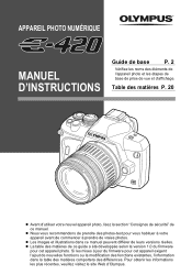 Olympus E-420 E-420 Manuel d'instructions (Français)