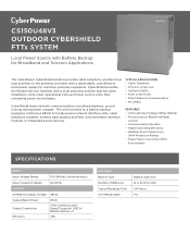 CyberPower CS150U48V3 Data Sheet