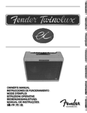 Fender EC Twinolux Owners Manual