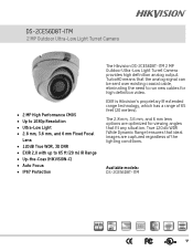 Hikvision DS-2CE56D8T-ITM Data Sheet