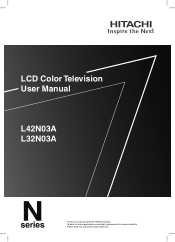 Hitachi L42N03A User Manual