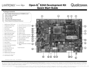 Lantronix Open-Q 624A Development Kit Open-Qtm 624A Development Kit Quick Start Guide