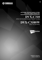 Yamaha DVX-C310SL Owners Manual