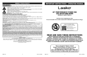 Lasko T48312 User Manual