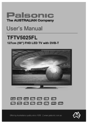 Palsonic TFTV5025FL Owners Manual