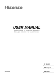 Hisense 50A6GV User Manual