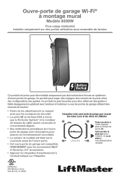 LiftMaster 8500W 8500W User Manual - French