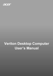 Acer Veriton T850_99 User Manual